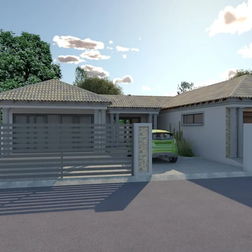 01. Centre Front Tuscan Manor