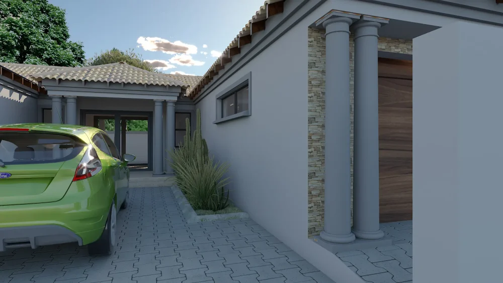 03. Entrance View Tuscan Manor