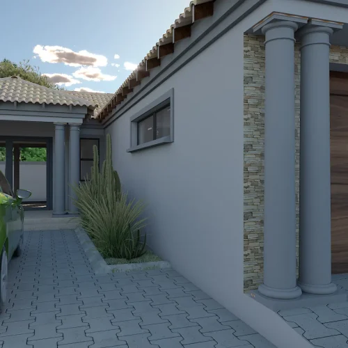 03. Entrance View Tuscan Manor